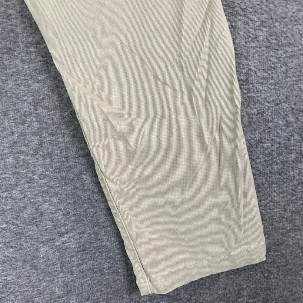 Faherty Pants Men 33x27 Coastline Chino Beige Stretch Trousers Modern